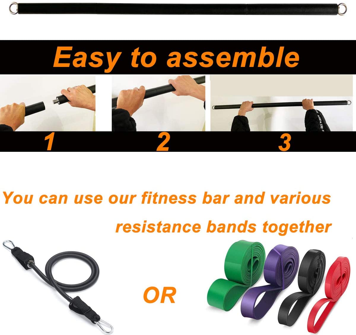 150lb Gelang Elastis Tahan Ram - Home Gym Simple ulasan dan harga
