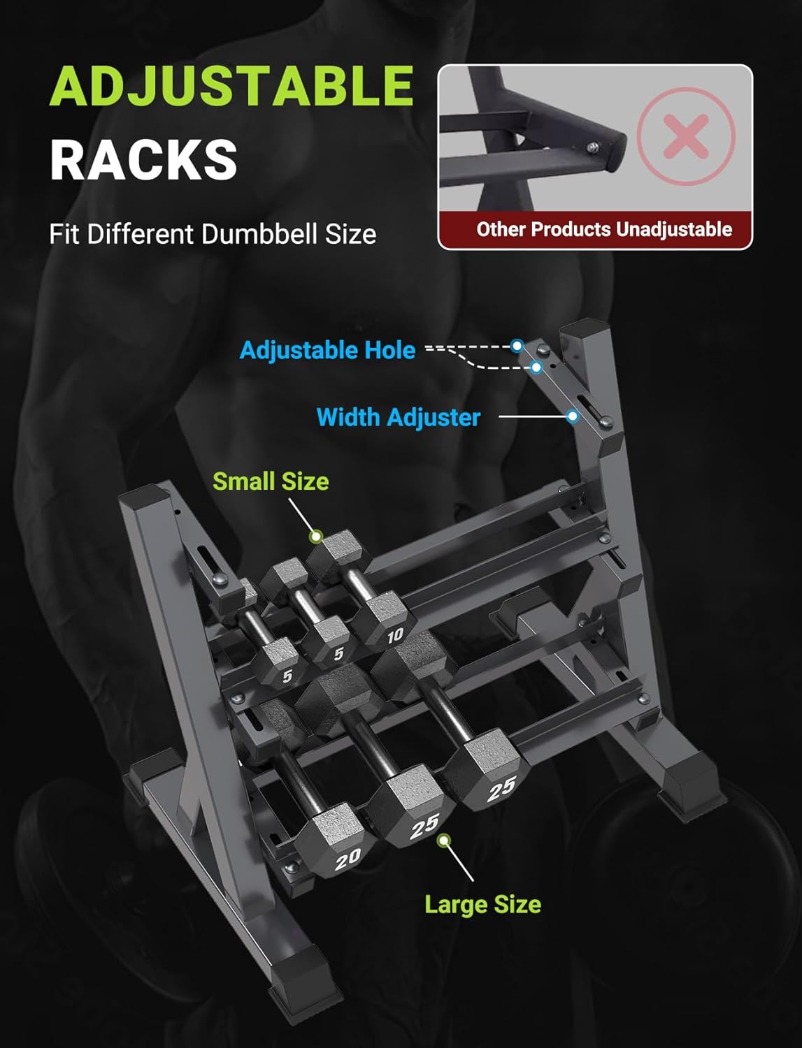 Rak Dumbbell Home Gym, 3 & 5 T - Home Gym Gym ulasan dan harga